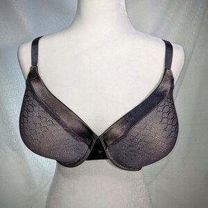 40DD Gray Maidenform Lace Underwire Bra NWOT